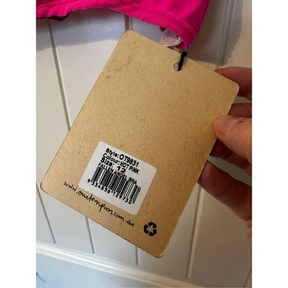 NWT One Teaspoon Revolve Fallen Angel Hot Pink Lace Bra Women Size 8 OT9831 - Picture 8 of 13